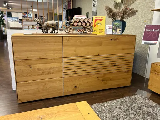 Sideboard LS23 Emscha astige Edelkastanie naturbelassen geölt